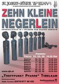 Zehn kleine Negerlein - Plakat