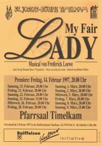 My fair Lady Reprise - Plakat
